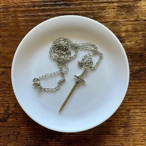 ❤️ 2/$20 or 3/$25 Silver Dagger Pendant Necklace